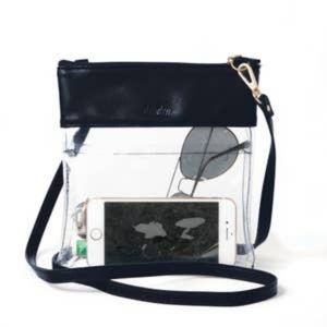 Small clear crossbody concert/stadium bag